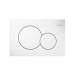 GEBERIT PLACCA DOPPIO SCARICO MOD. SIGMA01 BIANCO