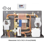 KAMINBOX KIT IDROLEGNA ORIZZONTALE 1  - 30  KW  PRIMARIO 14 KW SEPARATORE IMPIANTO PIU' ACS