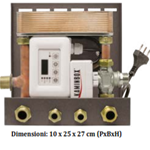 KAMINBOX KIT IDROPELLET 4  - 14  KW  ZAINO PRODUZIONE ACS