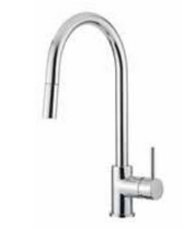 FIORE MISCELATORE LAVELLO TAORMINA CON CANNA ORIENTABILE A 360° E DOCCETTA ESTRAIBILE, FLEX CM 50 3/8" F CROMO