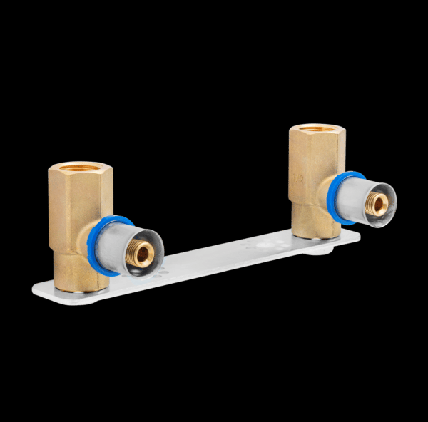 APE PRESS. STAFFA CON 2 GOMITI 16X1/2 FEM. SERIE APL