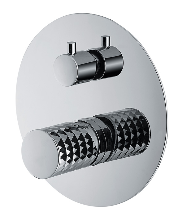 FIORE XENON CHARME MISCELATORE DOCCIA INCASSO CON DEVIATORE 3 VIE CROMO 