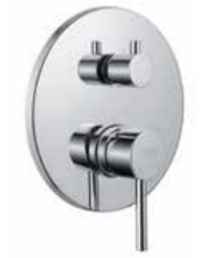 FIORE XENON SLIM MISCELATORE DOCCIA INCASSO CON DEVIATORE CERAMICO 2 VIE CROMO