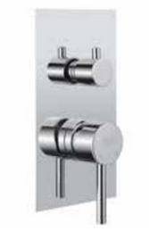 FIORE XENON SLIM MISCELATORE DOCCIA INCASSO CON DEVIATORE CERAMICO 2 VIE CROMO