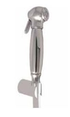 FIORE KIT CON DOCCIA SHUT-OFF IN OTTONE, SUPPORTO,FLEX SATILUX CM 120 CM. CROMO