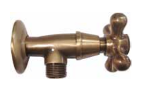 FIORE RUBINETTO A SNODO G1/2"X1/2" CON VITONE CERAMICO CROMO