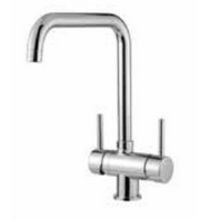 FIORE XENON MISCELATORE LAVELLO CON DEVIATORE PER ACQUA POTABILE CROMO