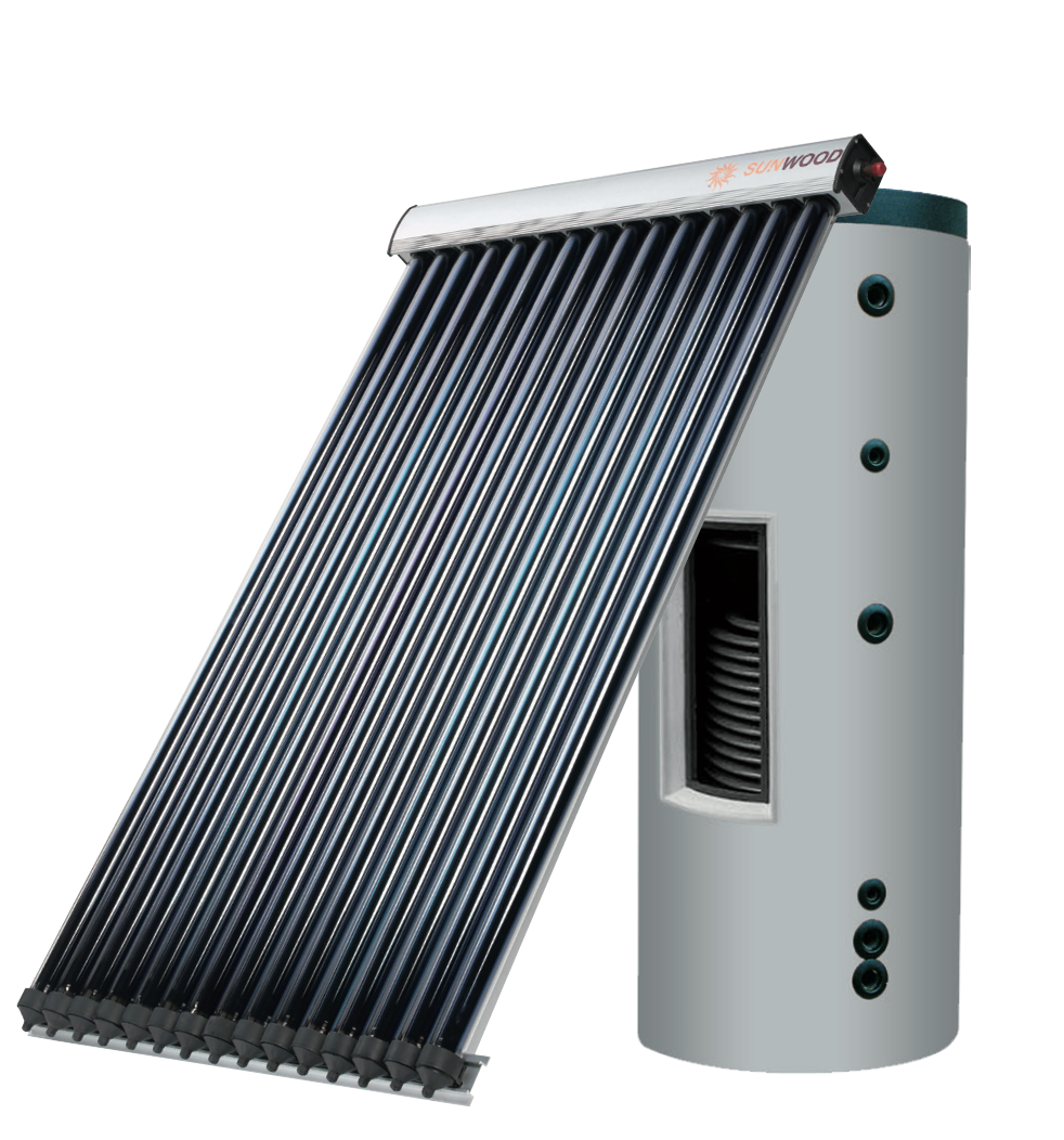 SUNWOOD KIT SOLARE IDEAL PLUS MAX 500 LT. SOTTOVUOTO 