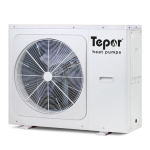 TEPOR POMPA DI CALORE MONOBLOCCO DOPPIA VENTOLA 380V TRIFASE R32 22KW