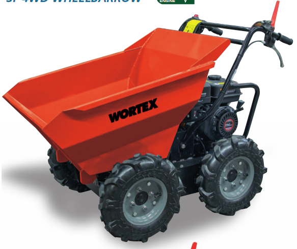 MOTOCARRIOLA DUMPER BENZINA SF4WD W-I