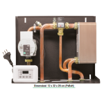 KAMINBOX KIT IDROPELLET 3  - 30  KW VALVOLA ANTICONDENSA E SEPARATORE IMPIANTO