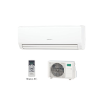 GENERAL MONOSPLIT PARETE GAS R32 ASHG24KLCA + AOHG24KLCA 24000 BTU 
