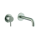 FIORE XENON STEEL MISCELATORE LAVABO A MURO ACCIAIO INOX AISI 316L