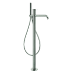 FIORE XENON STEEL MISCELATORE VASCA A PAVIMENTO ACCIAIO INOX AISI 316L