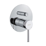 FIORE XENON SLIM MISCELATORE DOCCIA INCASSO CON DEVIATORE 2 VIE CROMO