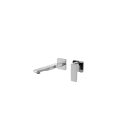 FIORE DARK MISCELATORE LAVABO A MURO CROMO SENZA PILETTA DI SCARICO