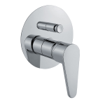 FIORE KERA MISCELATORE DOCCIA INCASSO CON DEVIATORE 2 VIE CROMO 