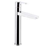 FIORE KATANA MISCELATORE LAVABO A CASCATA CON BOCCA LUNGA E PROLUNGA CROMO 