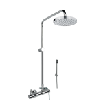 FIORE XENON MISCELATORE DOCCIA ESTERNO CON DEVIATORE, COLONNA 114 CM E SOFFIONE Ø200 mm CROMO 