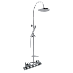 FIORE XENON MISCELATORE DOCCIA ESTERNO CON DEVIATORE E SOFFIONE IN ABS Ø200 mm CROMO 