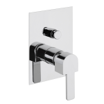 FIORE KALOS MISCELATORE DOCCIA INCASSO CON DEVIATORE 2 VIE CROMO