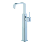 FIORE XS MISCELATORE LAVABO ALTO 43,2 CM. CROMO 