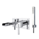 FIORE XS SKY MISCELATORE VASCA INCASSO A CASCATA CON DUPLEX CROMO 