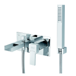 FIORE XS VIP MISCELATORE VASCA INCASSO A CASCATA CON DUPLEX CROMO 