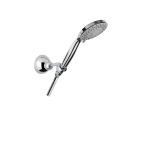 FIORE KIT DOCCETTA IDROMASSAGGIO E FLESSIBILE DOPPIA AGGRAFFATURA CROMO