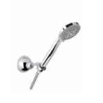 FIORE KIT SUPPORTO DOCCETTA IDROMASSAGGIO E FLESSIBILE DOPPIA AGGRAFFATURA CROMO