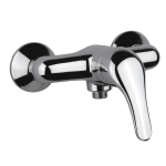 FIORE KING MISCELATORE DOCCIA ESTERNO FRONTALE CROMO