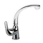 FIORE ALTURA MISCELATORE LAVABO CANNA SNODATA CROMO