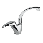 FIORE NEXUS MISCELATORE LAVABO CANNA SNODATA CROMO