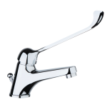 FIORE CLIN MISCELATORE LAVABO CON LEVA CLINICA CROMO