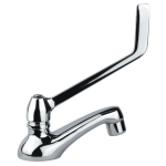 FIORE CLIN RUBINETTO COLLO CIGNO CON LEVA CLINICA CROMO
