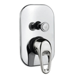 FIORE PLANET/MISTRAL MISCELATORE DOCCIA INCASSO CON DEVIATORE 2 VIE CROMO