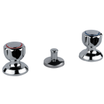 FIORE ASTRO BATTERIA BIDET 3 FORI CROMO