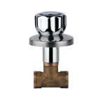 FIORE ASTRO RUBINETTO ARRESTO INCASSO 1/2 CON ROSONE SCORREVOLE CROMO