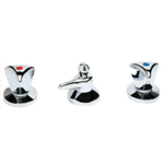 FIORE CLASSIC LINE BATTERIA BIDET 3 FORI CON DOCCETTA SPRAY CROMO