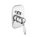 FIORE IMPERIALE MISCELATORE DOCCIA INCASSO CON DEVIATORE 2 VIE CROMO