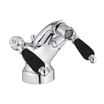 FIORE COLONIALE BLACK MONOFORO BIDET CROMO