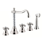 FIORE MARGOT SKY BATTERIA BORDO VASCA 5 FORI CROMO