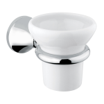 FIORE PORTA BICCHIERE IN CERAMICA