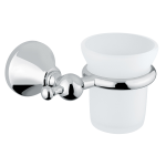 FIORE PORTA BICCHIERE IN VETRO