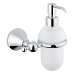 FIORE PORTA SAPONE LIQUIDO IN VETRO