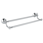 FIORE PORTA SALVIETTE DOPPIO CM. 40 CROMO