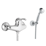 FIORE JAFAR MISCELATORE DOCCIA ESTERNO CON DUPLEX E DOCCIA RETRO CROMO 