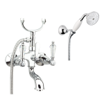 FIORE GIOIELLI GRUPPO VASCA CON DUPLEX E DOCCIA CERAMICA BIANCA CROMO