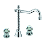 FIORE XT SKY BATTERIA LAVABO 3 FORI CROMO