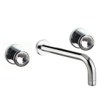 FIORE VENERE SKY BATTERIA LAVABO A MURO CROMO